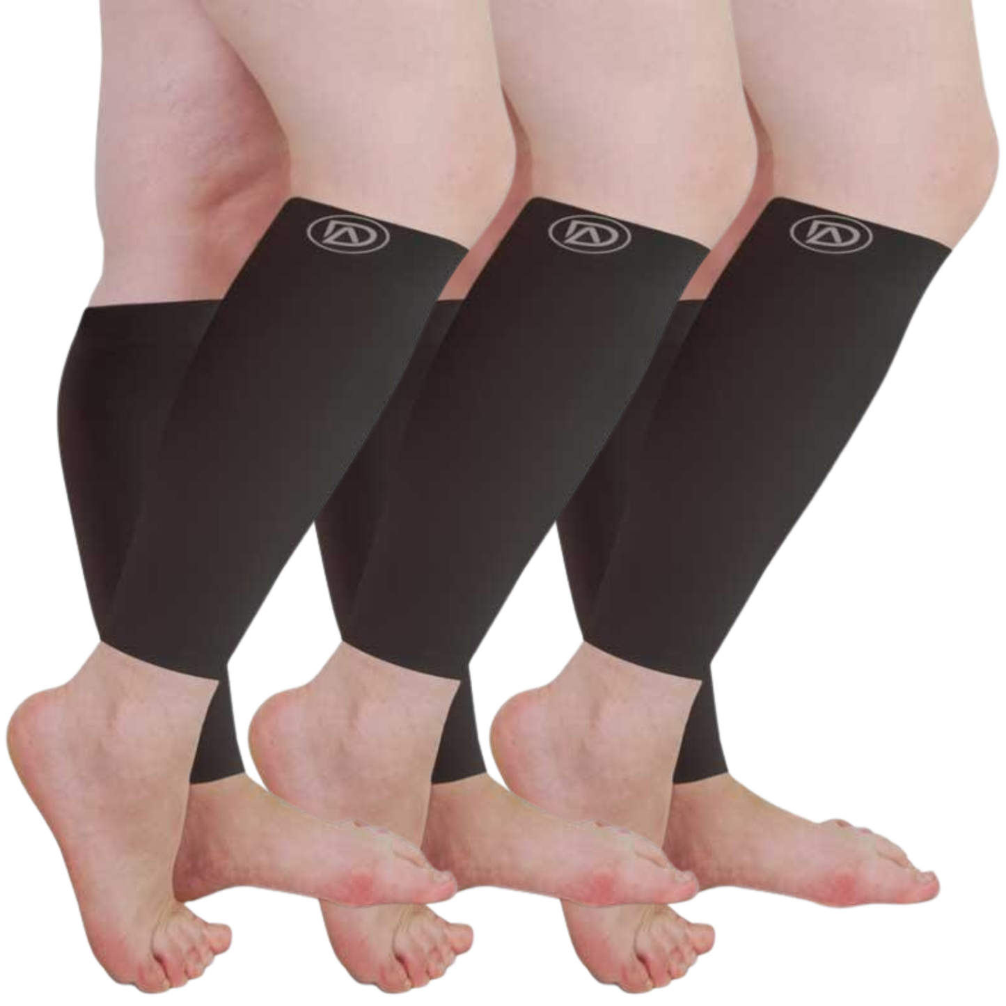 Plus Size Compression Sleeves Bundle C (3 Pairs)  20-30 mmHg