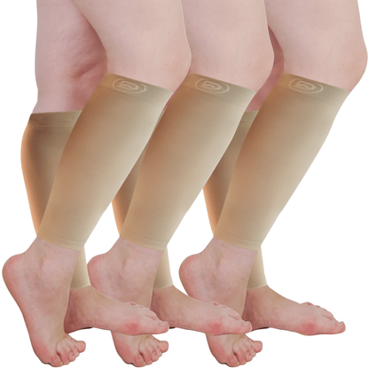 Plus Size Compression Sleeves Bundle C (3 Pairs)  20-30 mmHg