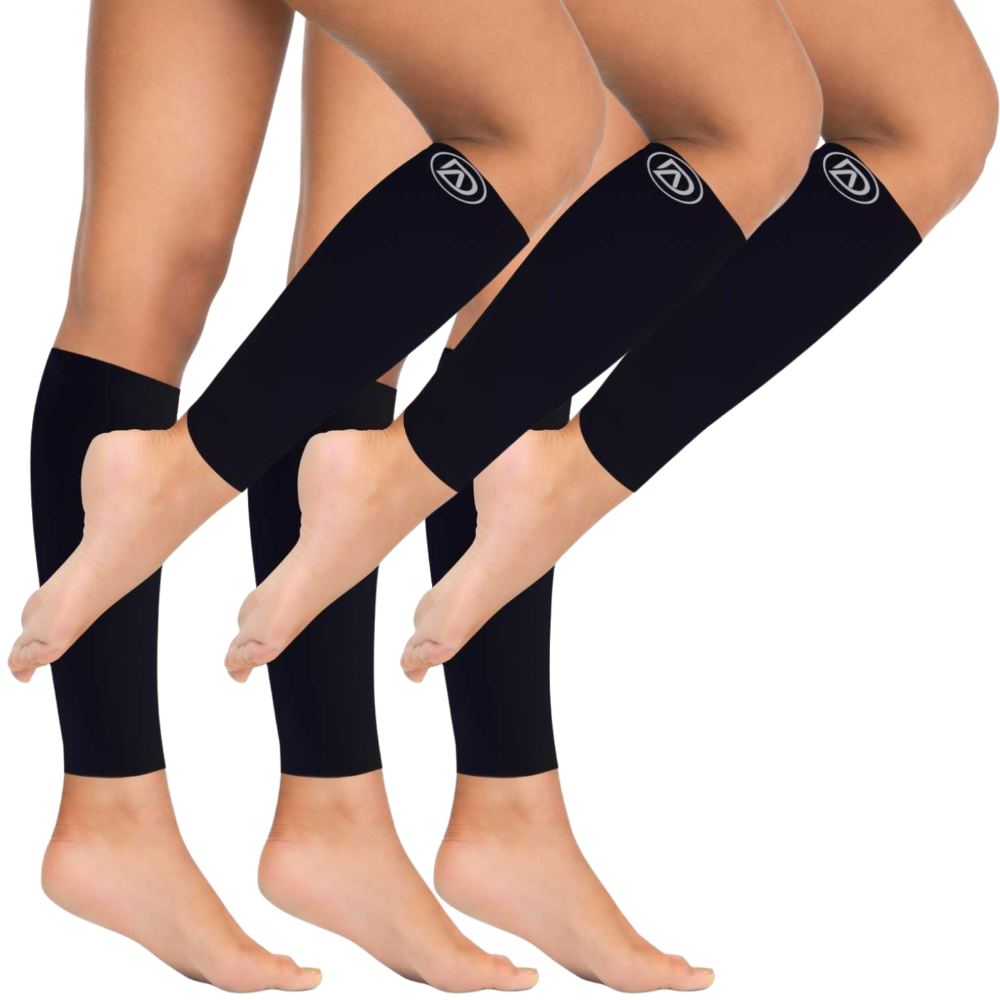 Plus Size Compression Sleeves Bundle C (3 Pairs)  20-30 mmHg