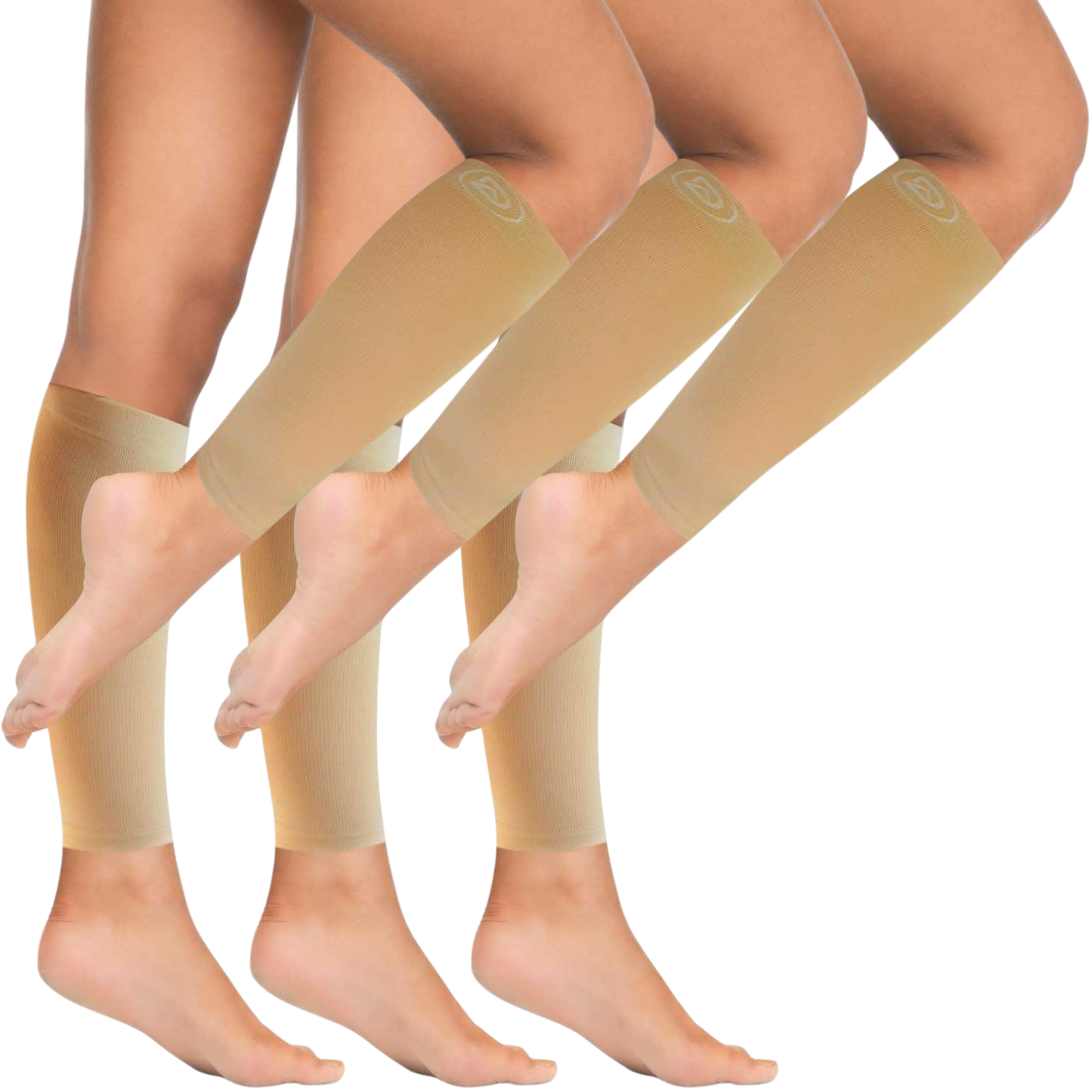 Plus Size Compression Sleeves Bundle C (3 Pairs)  20-30 mmHg