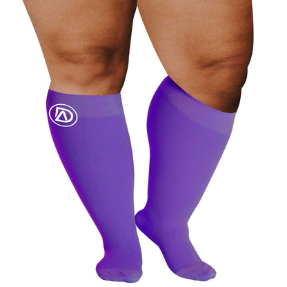 Clearance Sale Plus Sized Compression Socks | Wide Calf