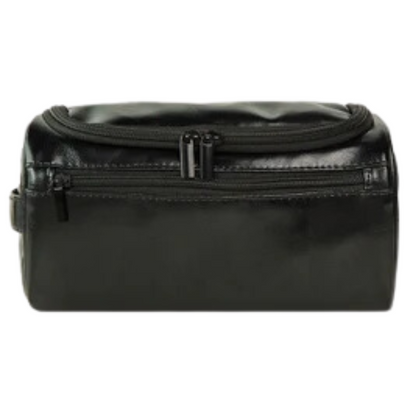 Personalized Men's Leather Toiletry Bag