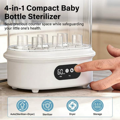 4-in-1 Electric Bottle Sanitizer & Dryer | Fast Sterilization