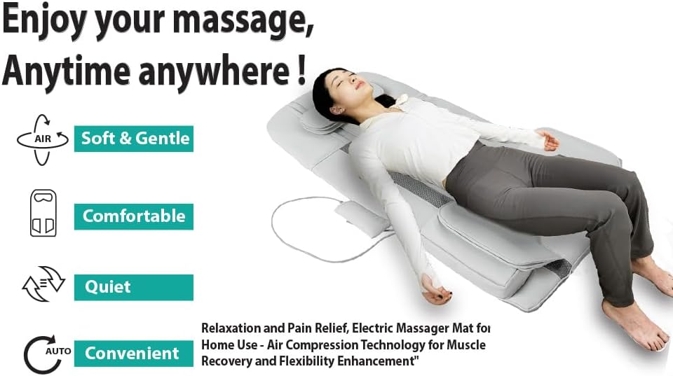 Full Body Stretching Massage Mat with 3D Lumbar Traction