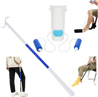 Sock Aid Kit with Long Handle Shoe Horn - Mobility Assist