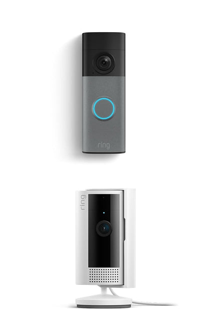 Smart Video Doorbell + Indoor Camera Bundle | Speckled Gray