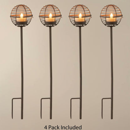 Solar Pathway Lights - Flickering Candle Stake & Hanging
