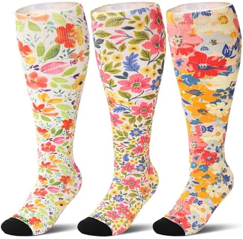 3 Pairs/Floral Patterns