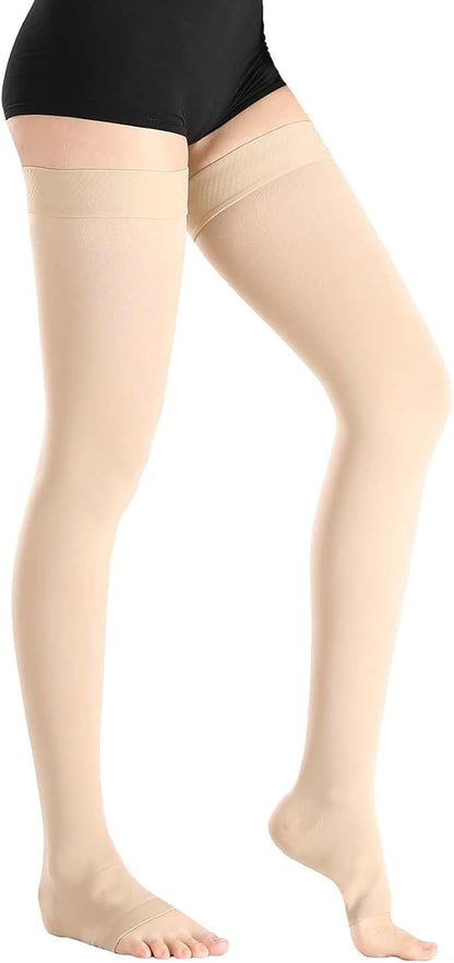 Thigh High Compression Stockings 20-30 mmHg | TheGivenGet