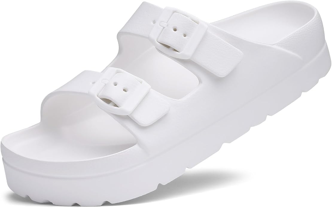 Arch Support Platform Sandals | Lightweight Foam Slides