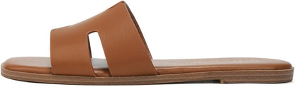 Women's Memory Foam Slide Sandals | Dressy Flat Sandals