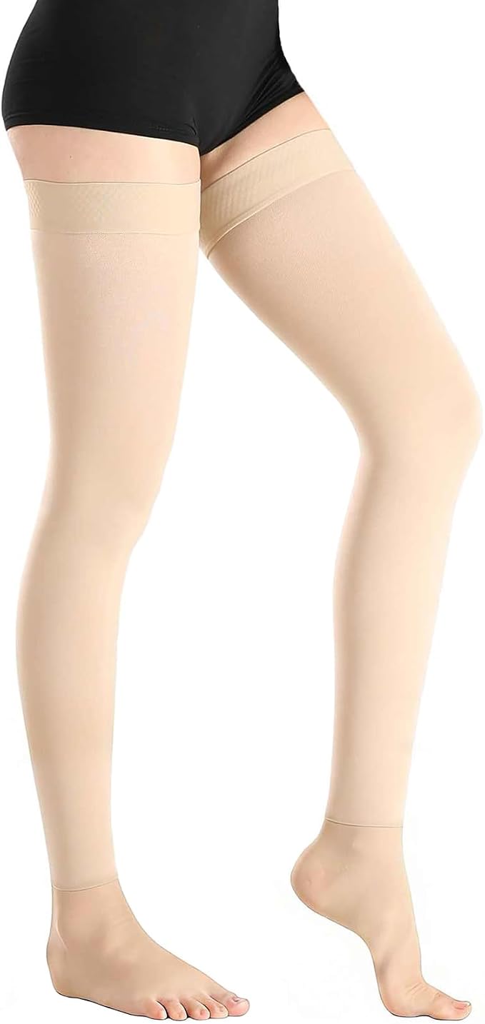 Thigh High Compression Stockings 20-30 mmHg | TheGivenGet