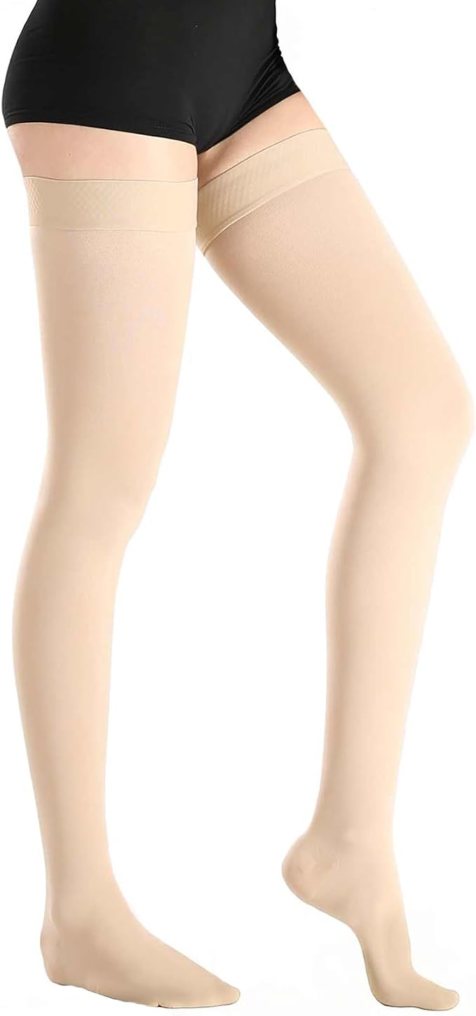 Thigh High Compression Stockings 20-30 mmHg | TheGivenGet
