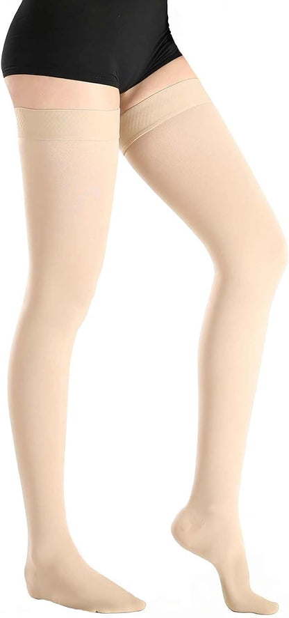 Thigh High Compression Stockings 20-30 mmHg | TheGivenGet
