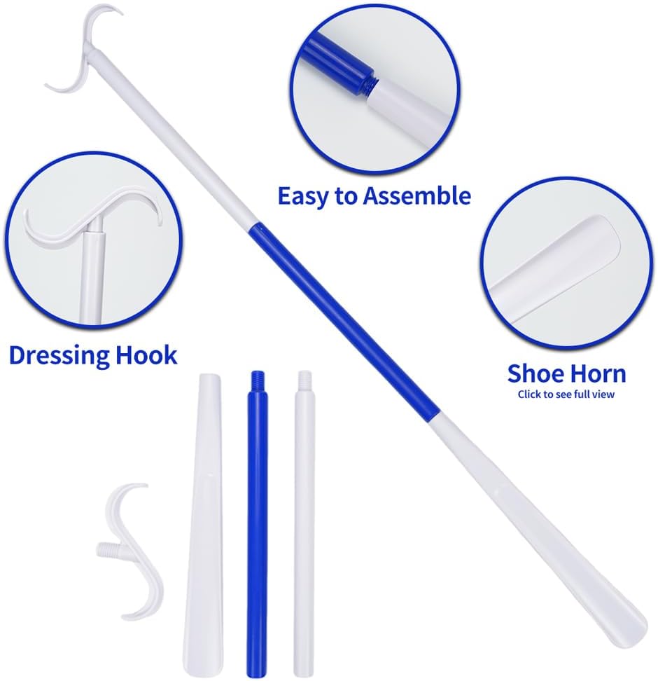 Sock Aid Kit with Long Handle Shoe Horn - Mobility Assist