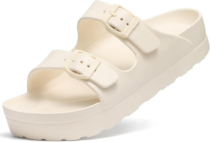Arch Support Platform Sandals | Lightweight Foam Slides