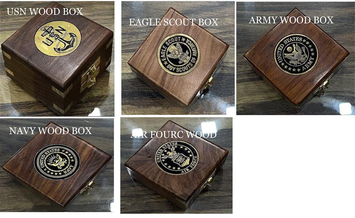 5-Inch Big Working Sundial Compass with Engraving