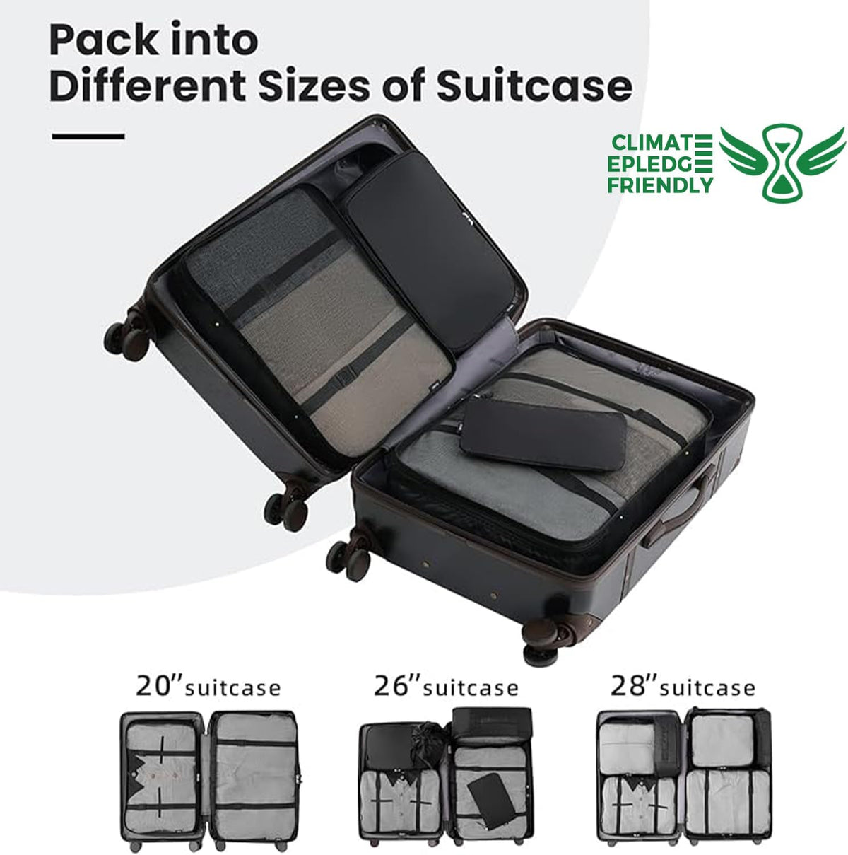 Premium Packing Cubes Set – Travel Organizer System