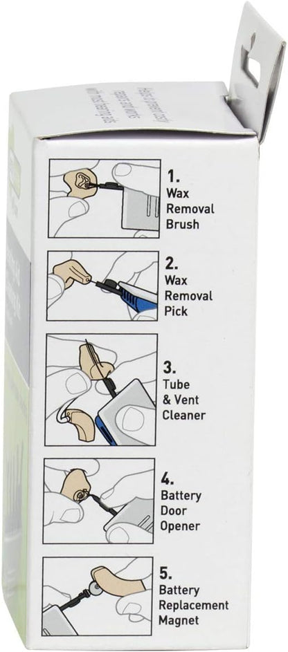 5-in-1 Hearing Aid Cleaning Kit | Professional Maintenance Tools
