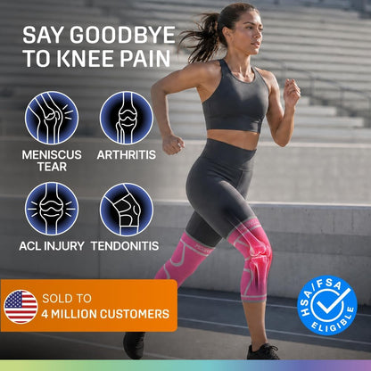 Knee Compression Sleeves 2-Pack – Support for Active Living