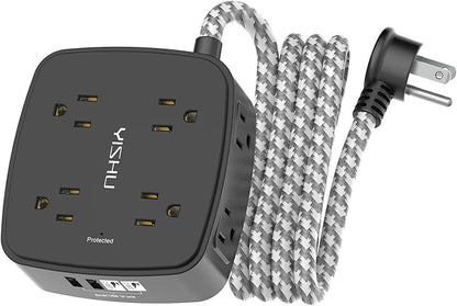 Surge Protector Power Strip – 8 Outlets, 4 USB Ports, 6 Ft Cord