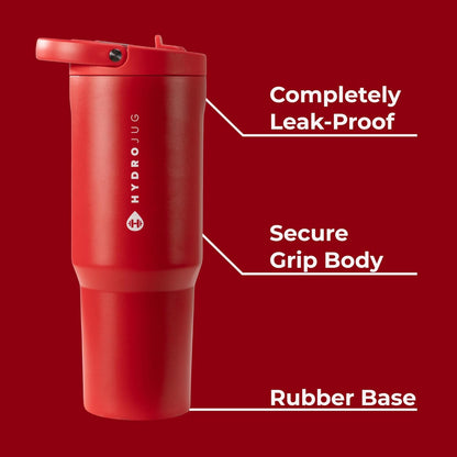 Insulated Stainless Steel Tumbler with Straw - 20oz, 32oz, 40oz