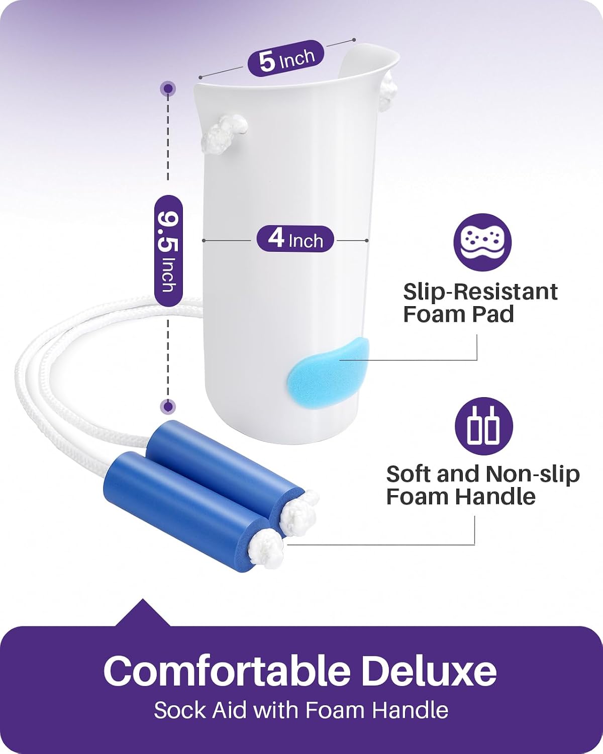 Sock Aid Tool – No-Bend Dressing Assistant for Independence