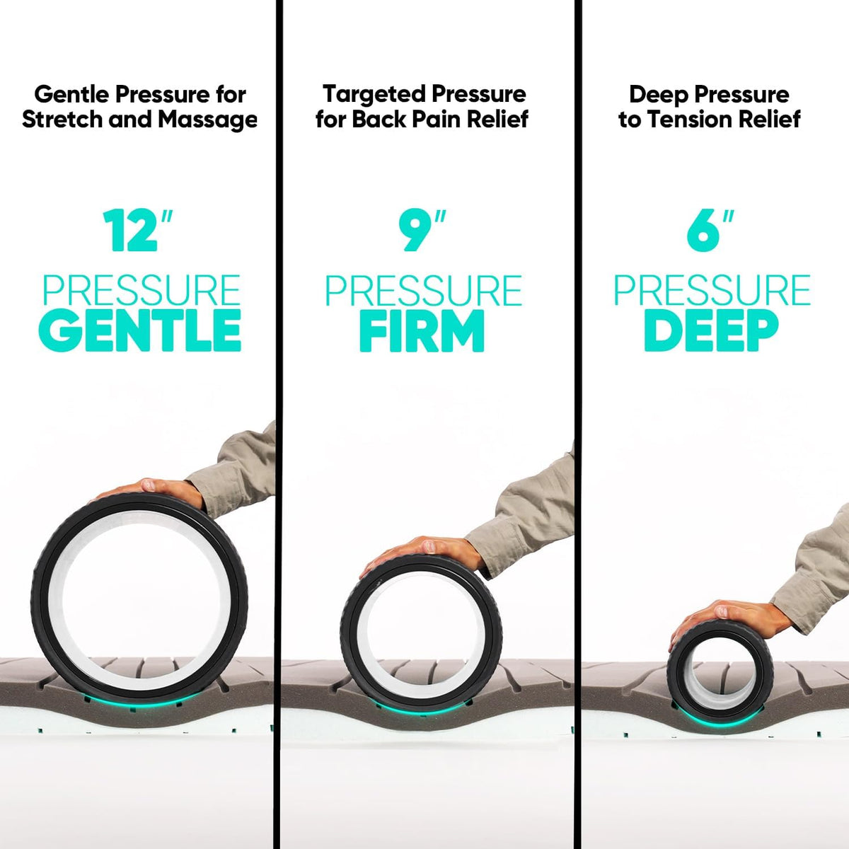Deep Tissue Back Roller Wheel for Stretching & Recovery