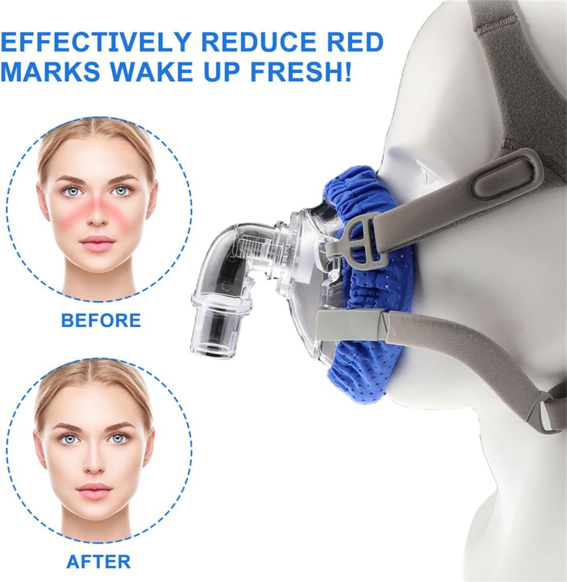 CPAP Mask Liners 4-Pack - Soft Reusable Full Face Cushions
