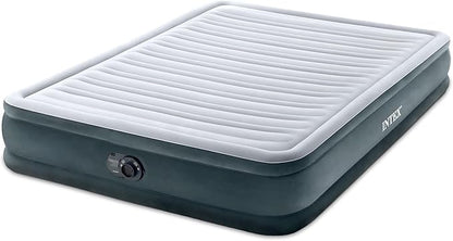 Premium High-Rise Air Mattress with Built-In Pump | Queen
