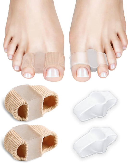 Toe Separators & Bunion Correctors - 4 or 8 Piece Set
