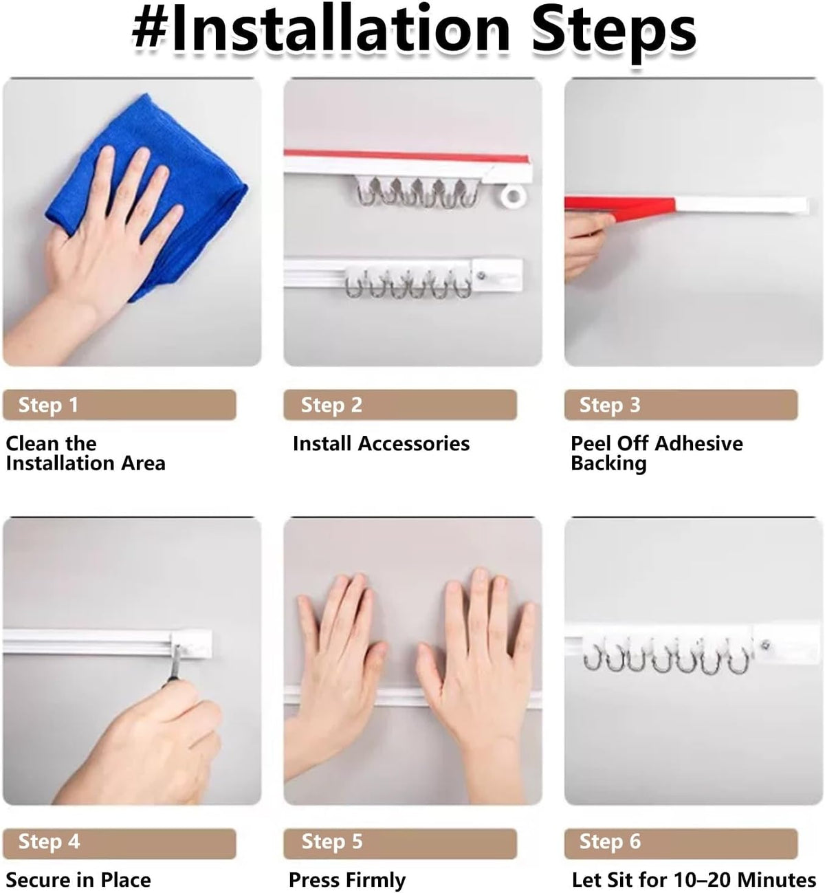 Magnetic Cabinet Curtain - No-Drill Under Sink Door Alternative