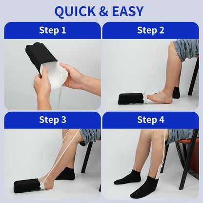 Sock Aid Kit with Long Handle Shoe Horn - Mobility Assist