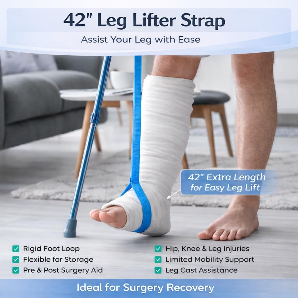 4-in-1 Sock Aid Kit with Remover, Leg Lifter & Car Handle