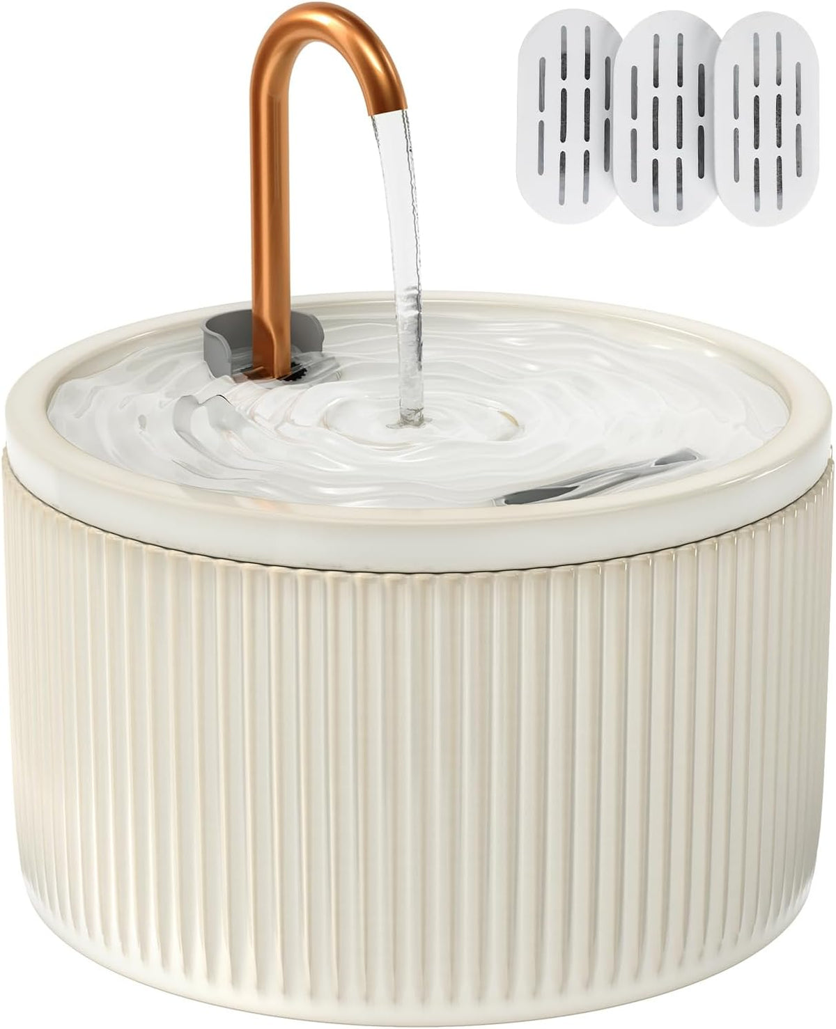Beige Cat Fountain