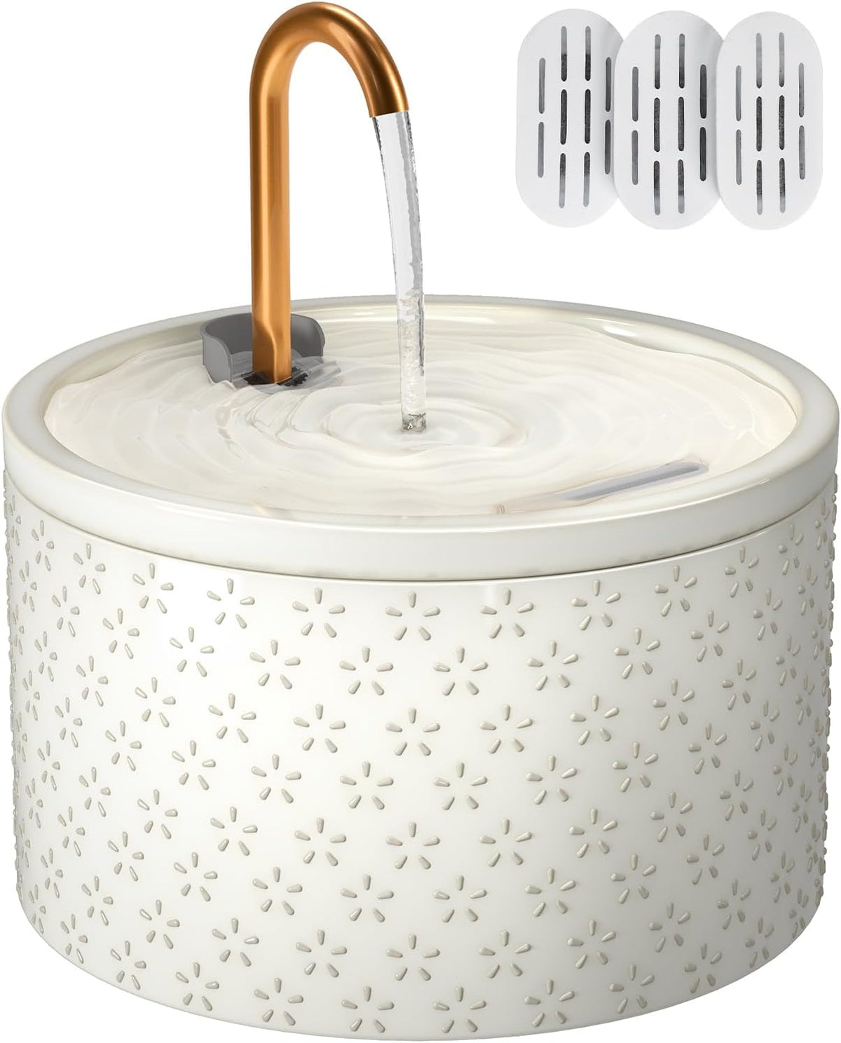 Firework Embossed Cat Fountain