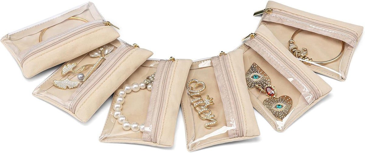Velvet Jewelry Storage Bags | 6 or 12-Piece Organizer Set