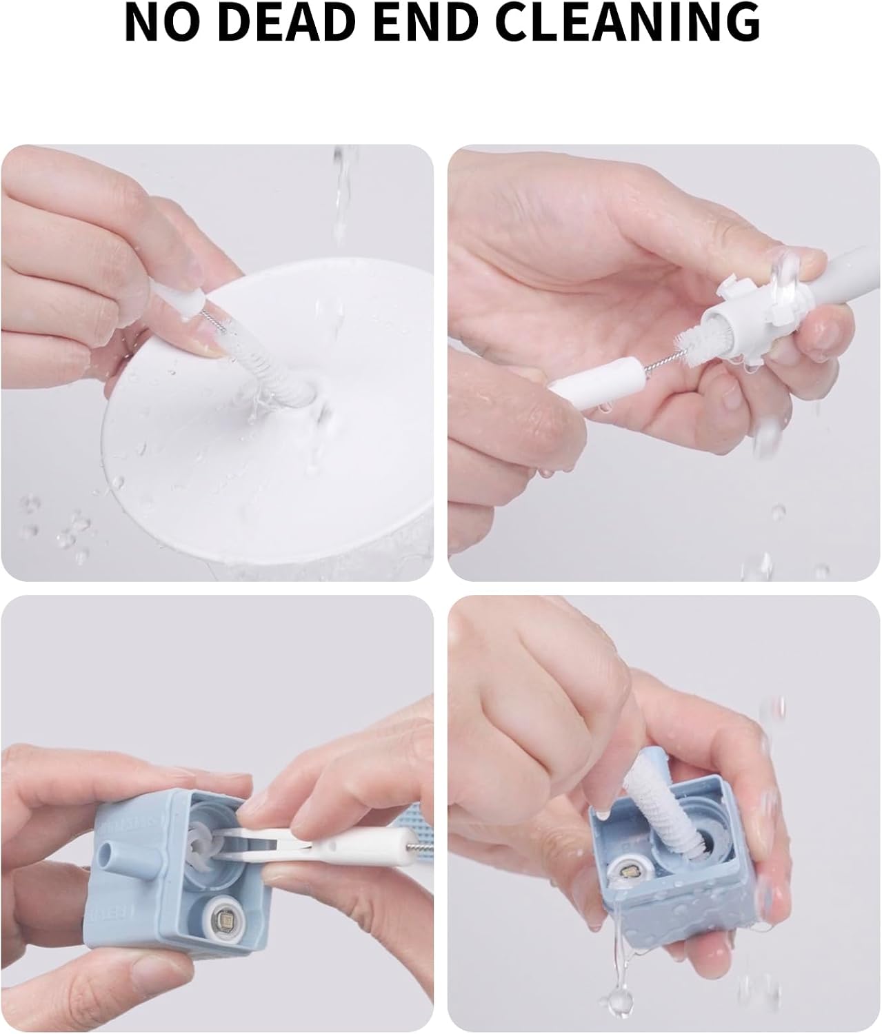 Premium Fountain Cleaning Kit - Brush, Tweezers & Sponge