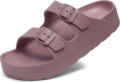 Arch Support Platform Sandals | Lightweight Foam Slides