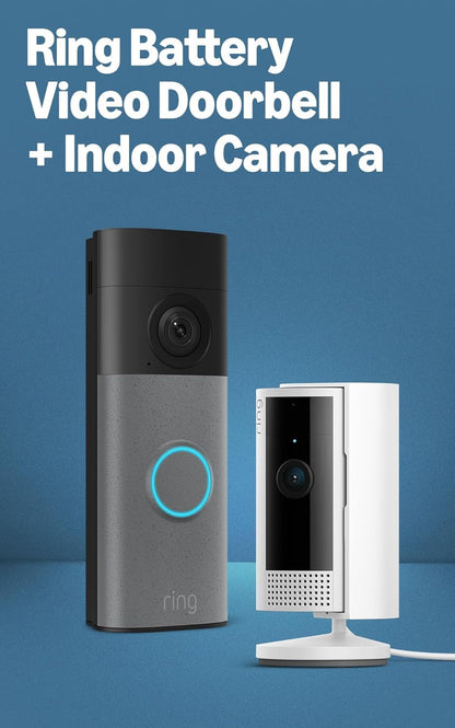 Smart Video Doorbell + Indoor Camera Bundle | Speckled Gray