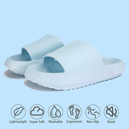 Cloud Slippers – Pillow-Soft Indoor Slides for All-Day Comfort