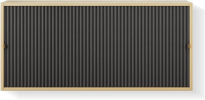 Magnetic Blackout Accordion Door Curtain for Kitchen & Closet