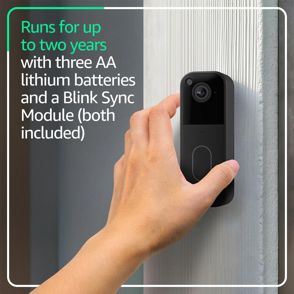 Smart Video Doorbell with 2-Year Battery & HD Head-to-Toe View