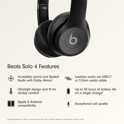 Wireless On-Ear Headphones – 50-Hour Battery & Premium Sound