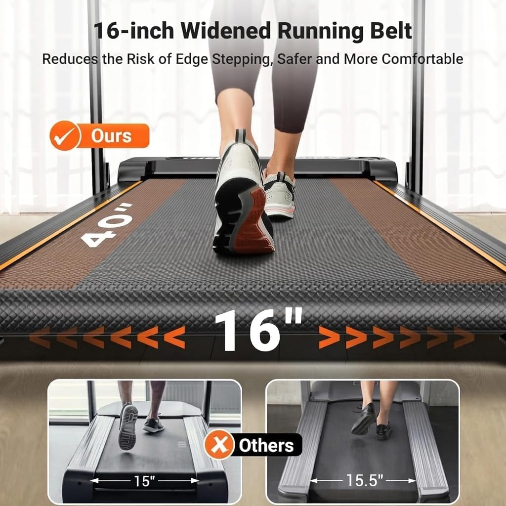2-in-1 Walking Pad Treadmill with Handle Bar | Portable