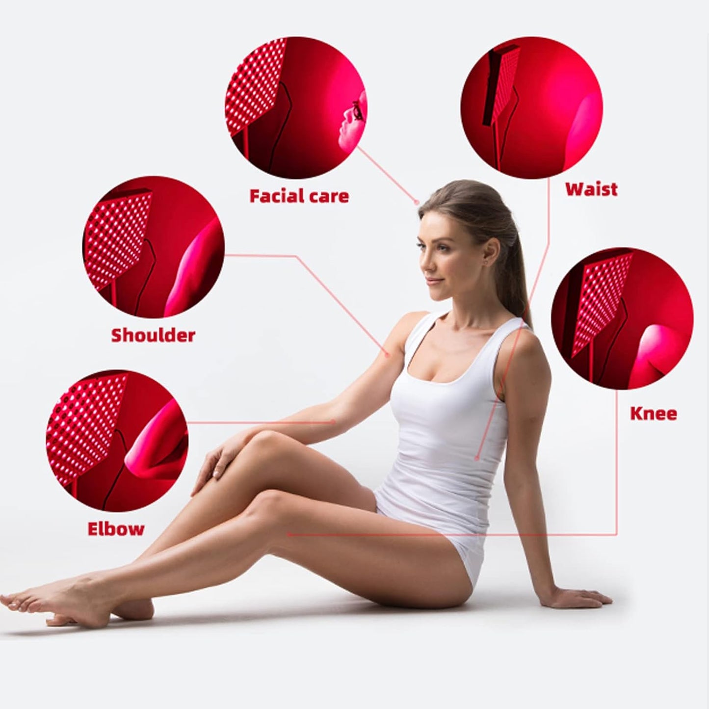 45W Red Light Therapy Panel - 660nm & 850nm Dual Wavelength