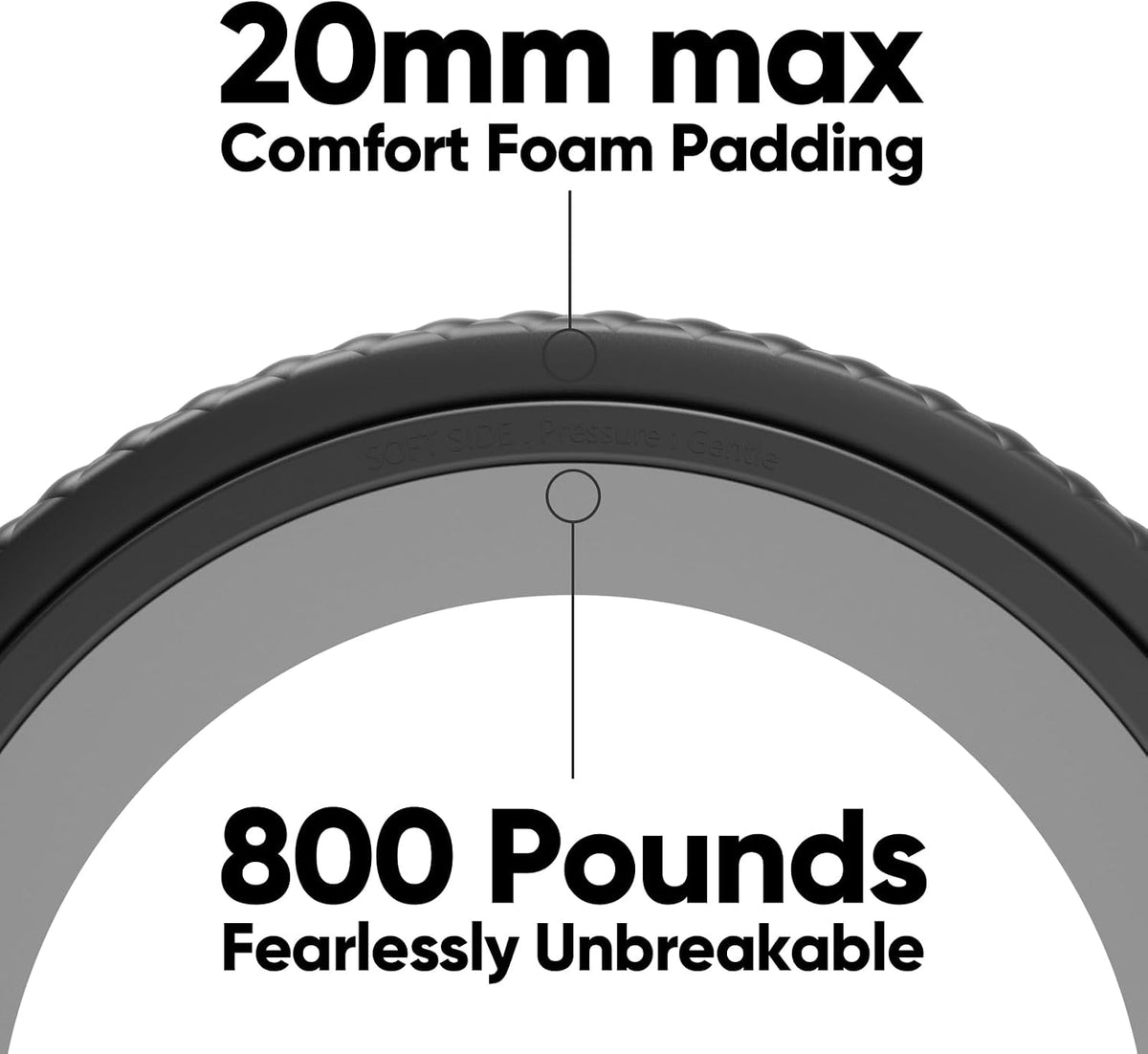 Deep Tissue Back Roller Wheel for Stretching & Recovery