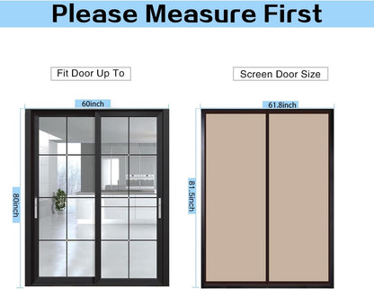 Magnetic Insulated Door Curtain - Thermal Auto-Close Screen