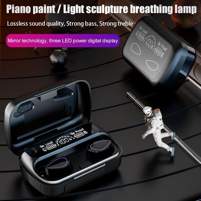 Bluetooth 5.4 Wireless Earbuds with Noise Cancelling & IPX7