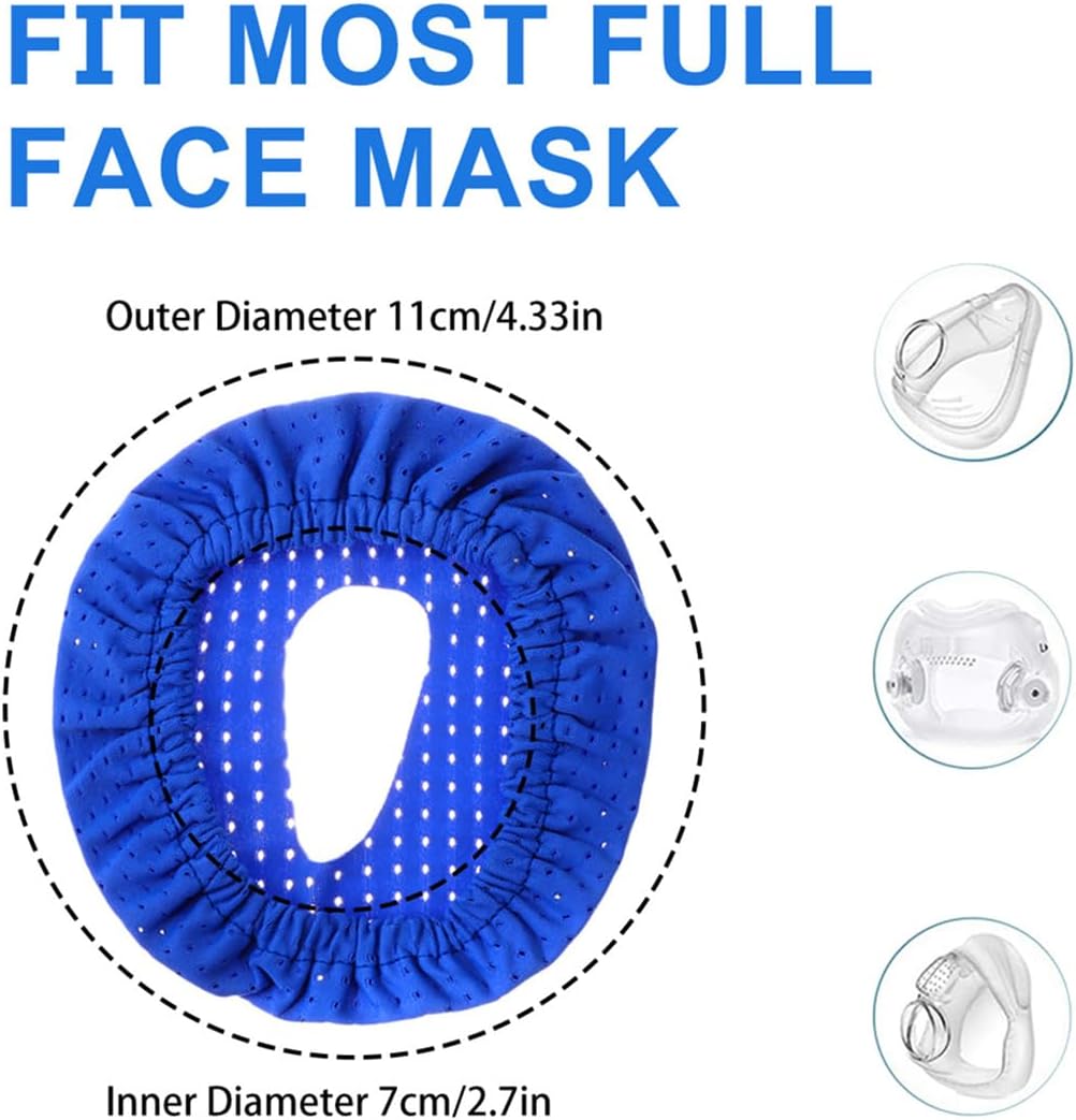 CPAP Mask Liners 4-Pack - Soft Reusable Full Face Cushions
